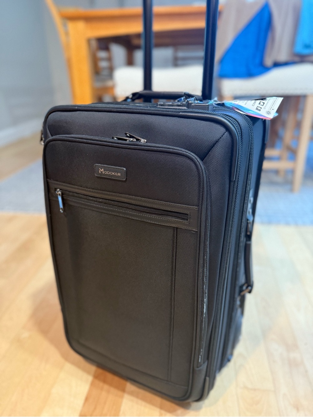 ✈️ 🔐 Modoker Rolling Garment Bag with Wheels Luggage for Suits with Lock. 🧳 ✈️